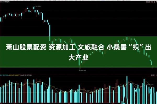 萧山股票配资 资源加工 文旅融合 小桑蚕“织”出大产业